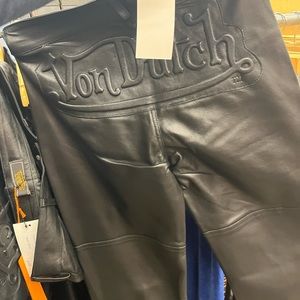 Von Dutch leather pants